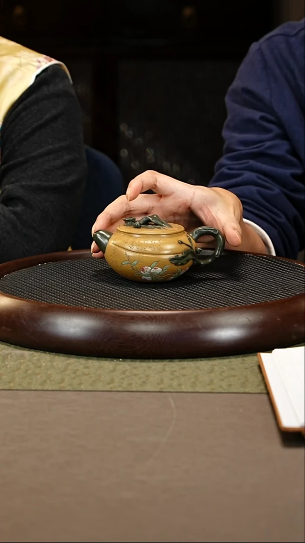 茶壶紫砂73 朱持平 可心老段泥-延年益寿 250cc