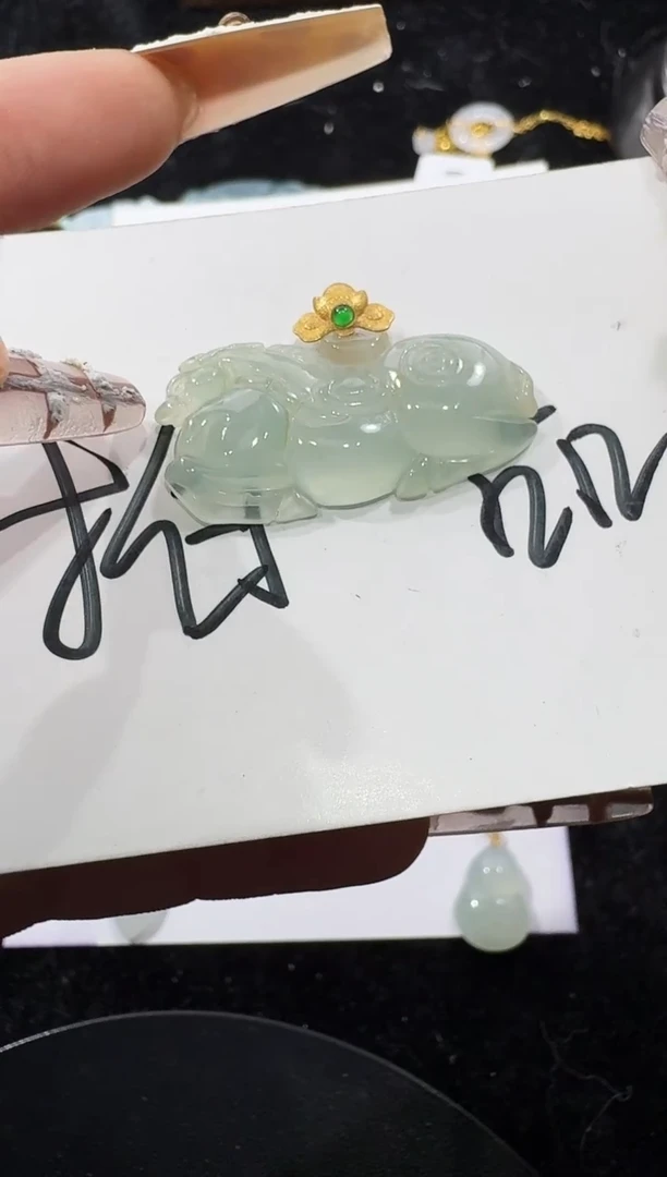 18K金镶嵌定制翡翠12.29-6