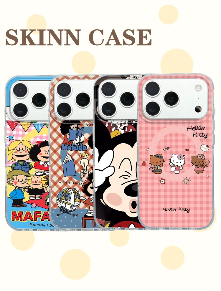 SKINNCASE 【KT玛法达】磨砂三合一IMD磁吸手机壳