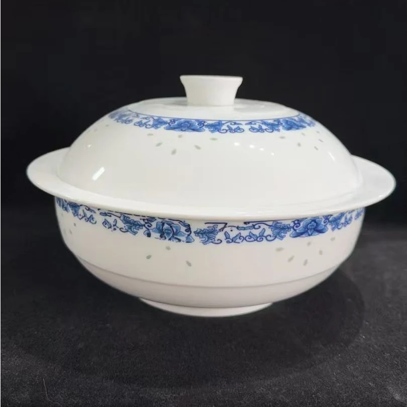 景德镇制陶瓷汤锅一件