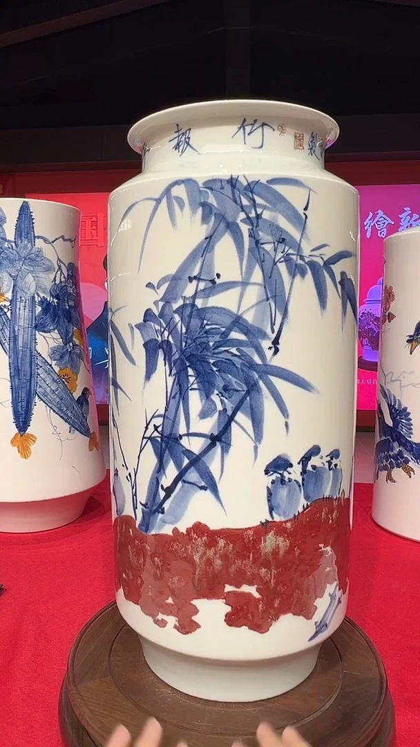 其他崔景哲-瓷器-B中-竹报平安