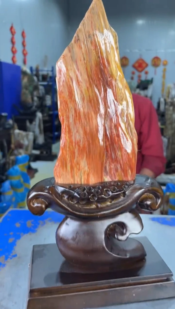 【闪购商品】硅化玉摆件未镶嵌49