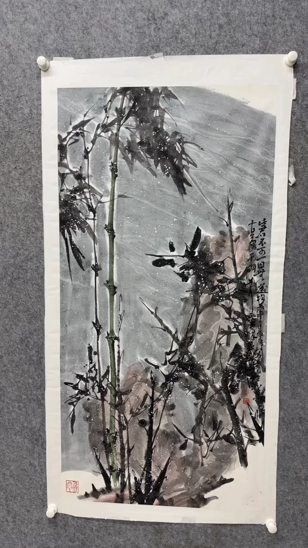 国画f****9写意画花鸟画手绘