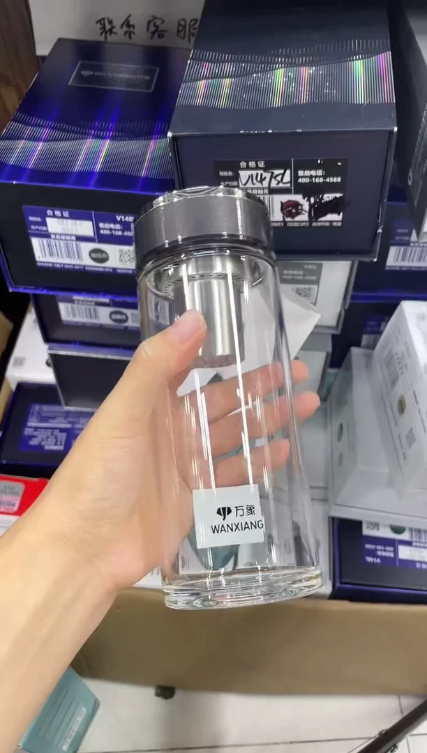 高硼硅玻璃无手柄款万象单层u33-560ml驼灰