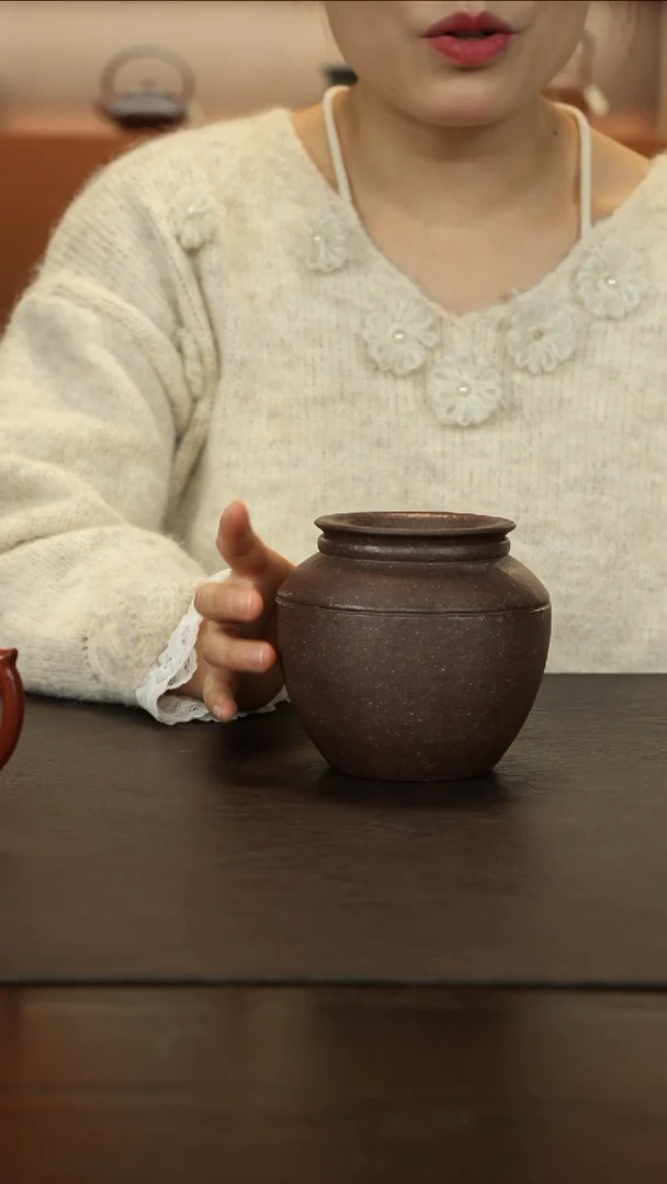 【闪购商品】紫砂茶杯直播福利竹坞罐天青泥约