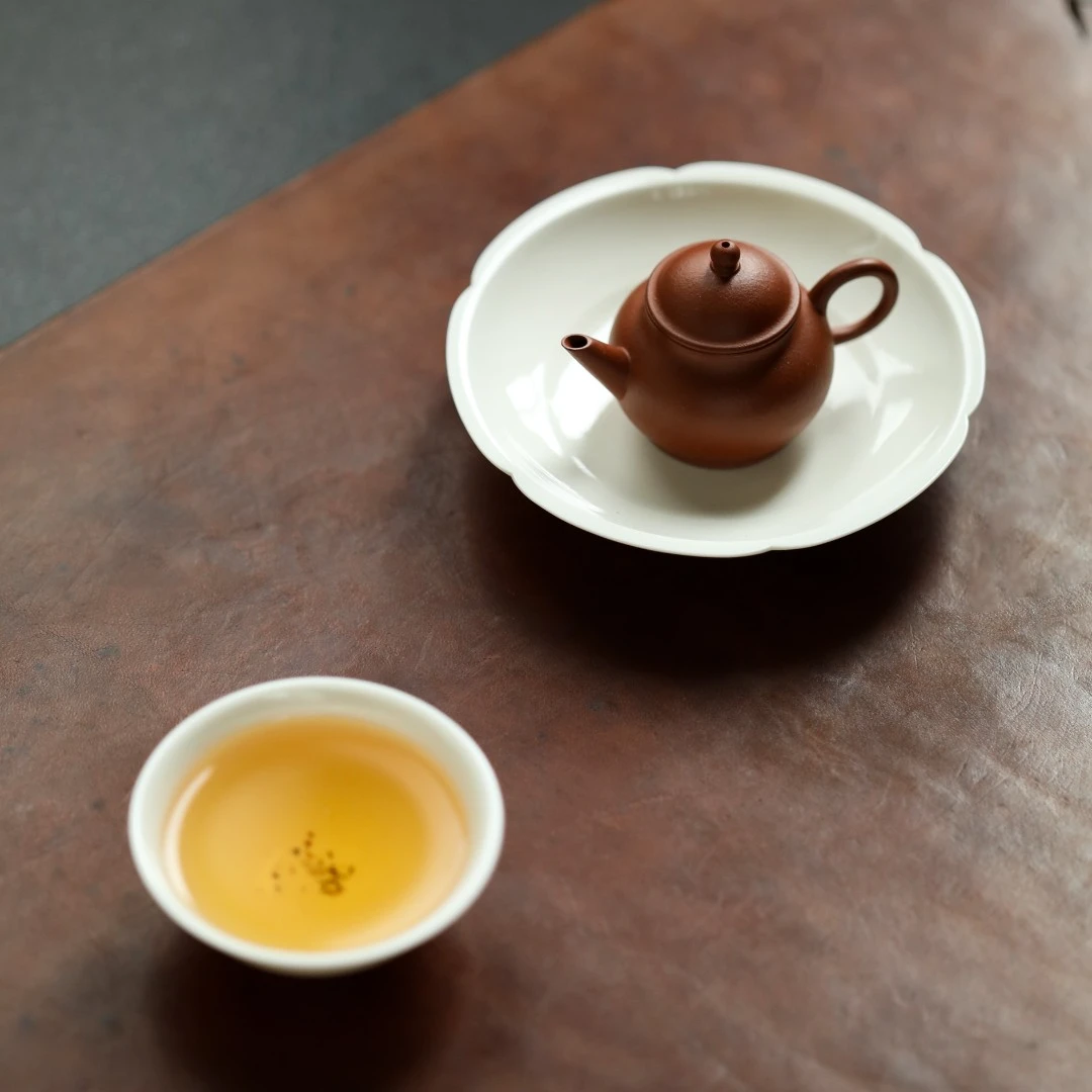 物华吉制 I 小煤窑朱泥超小芭乐水平19cc 一壶一杯一盖置 套组