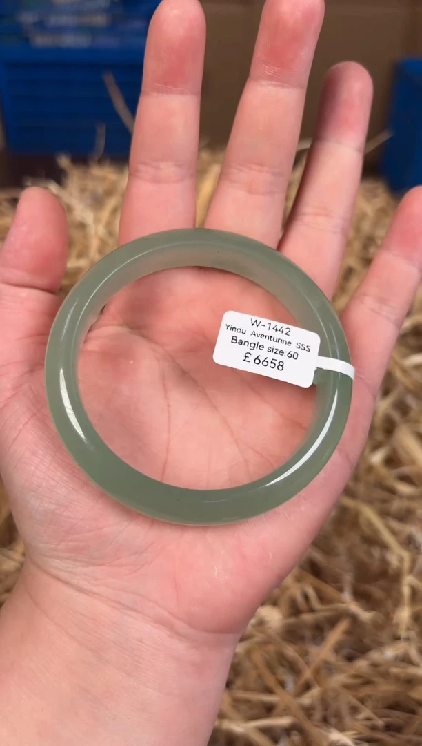 未镶嵌手镯石英质玉W1442