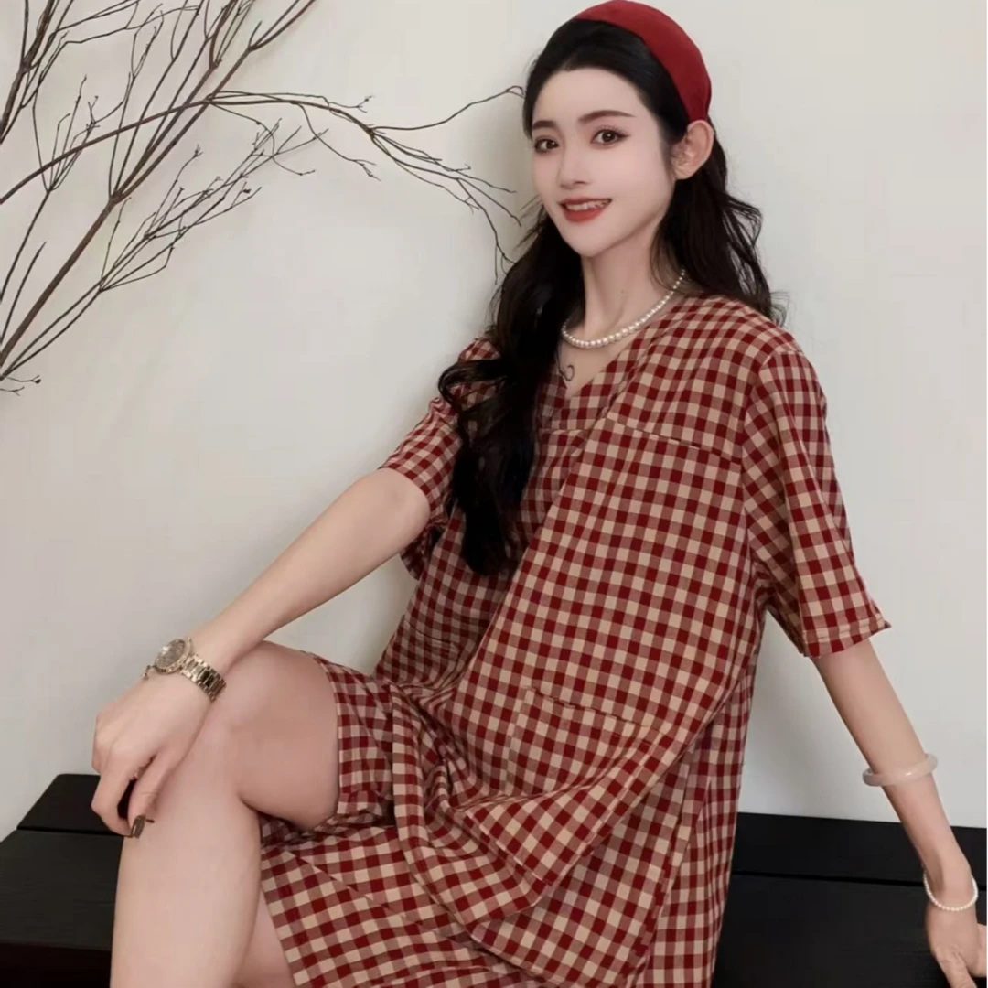 胖妹妹大码汗蒸服套装睡衣家居服