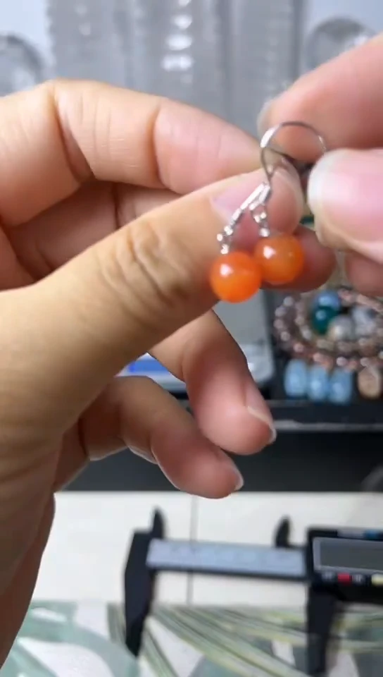 【闪购商品】南红玛瑙颈饰银S925镶嵌矿坑