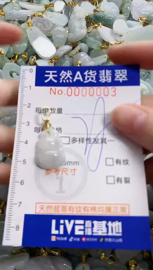 颈饰未镶嵌翡翠天然A货翡翠