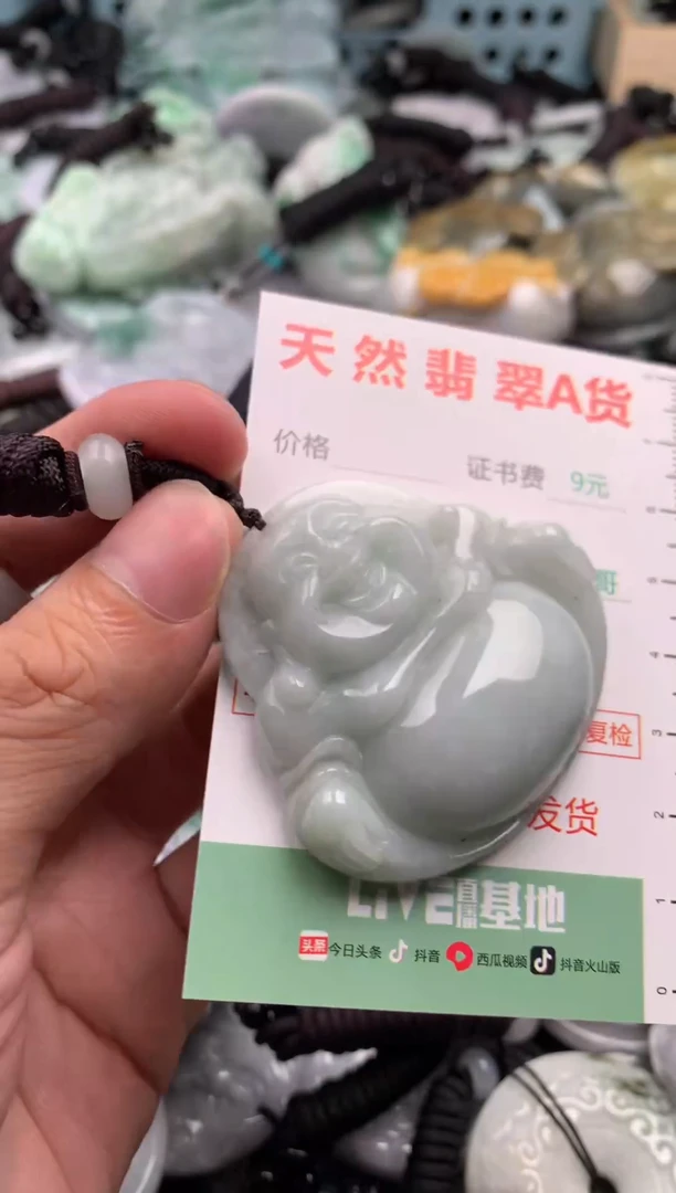 翡翠未镶嵌吊坠(不含链)1