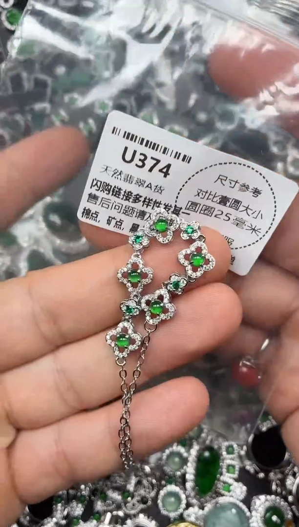 颈饰未镶嵌翡翠U374手链