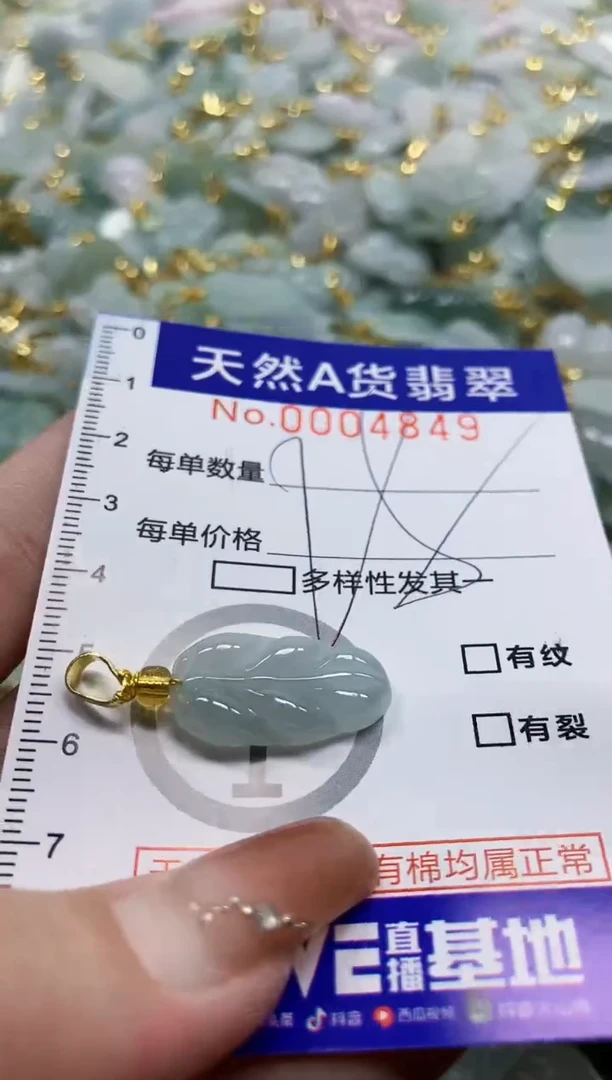 颈饰未镶嵌翡翠天然A货翡翠