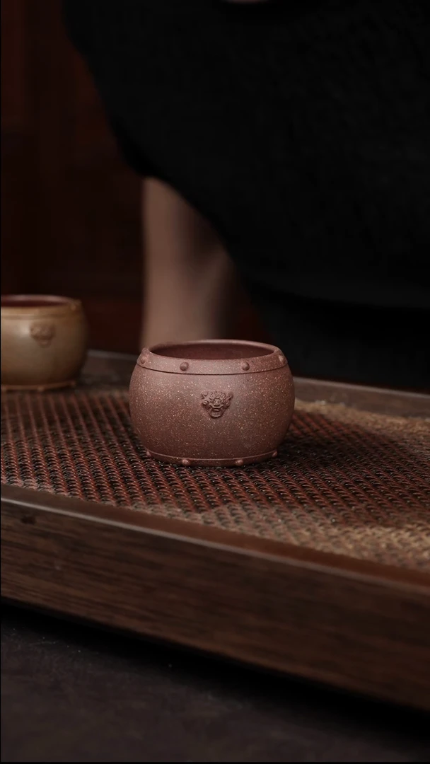 茶壶紫砂岩中泥战鼓杯