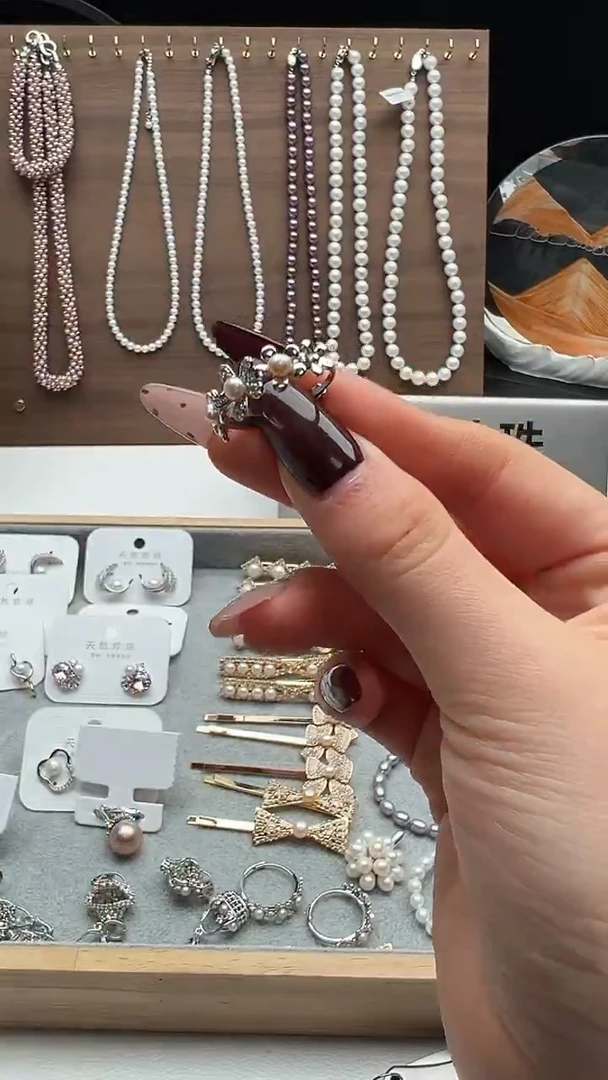 钛钢戒指淡水珍珠永丽严选