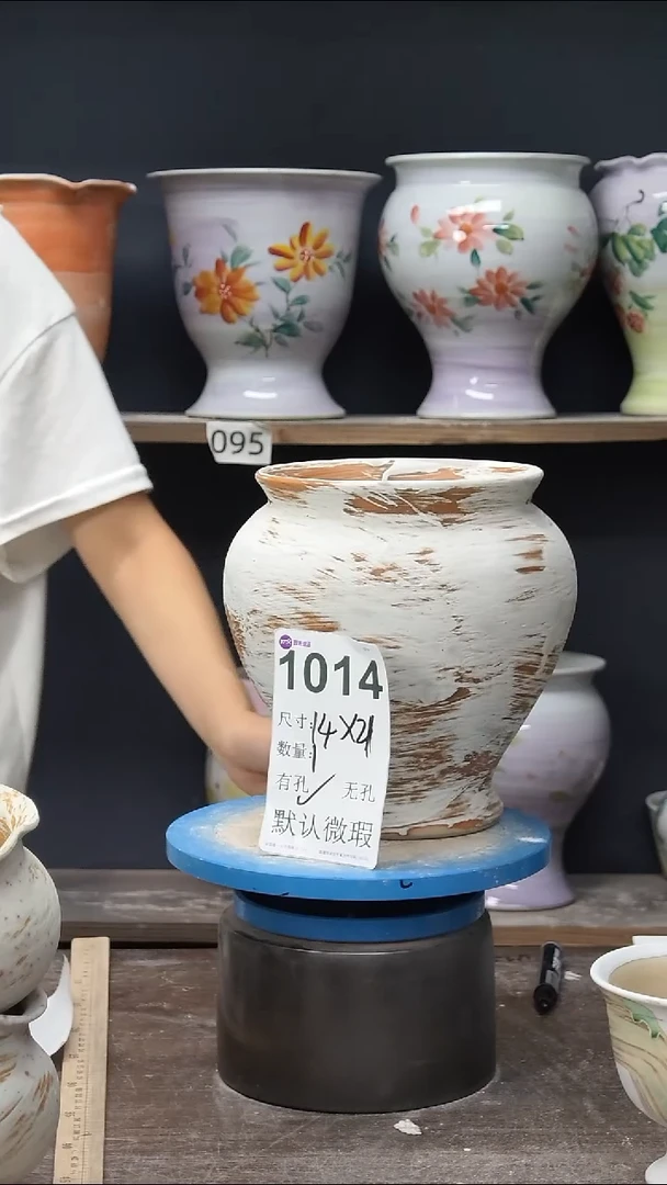 景德镇花盆默认微瑕1014