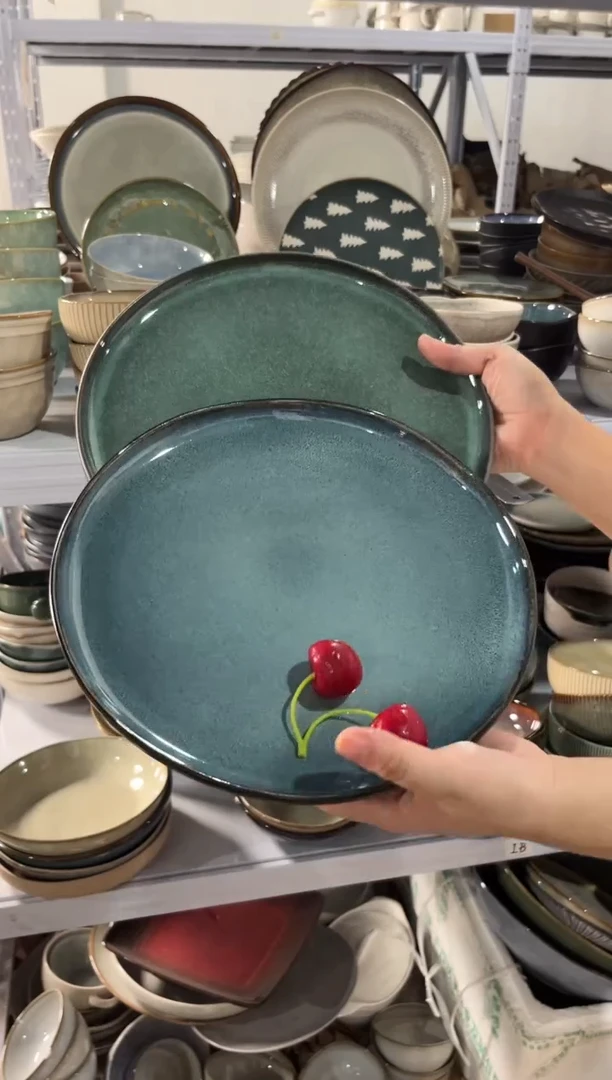 陶瓷外贸尾货瑕疵满20包邮X2 大盘组合