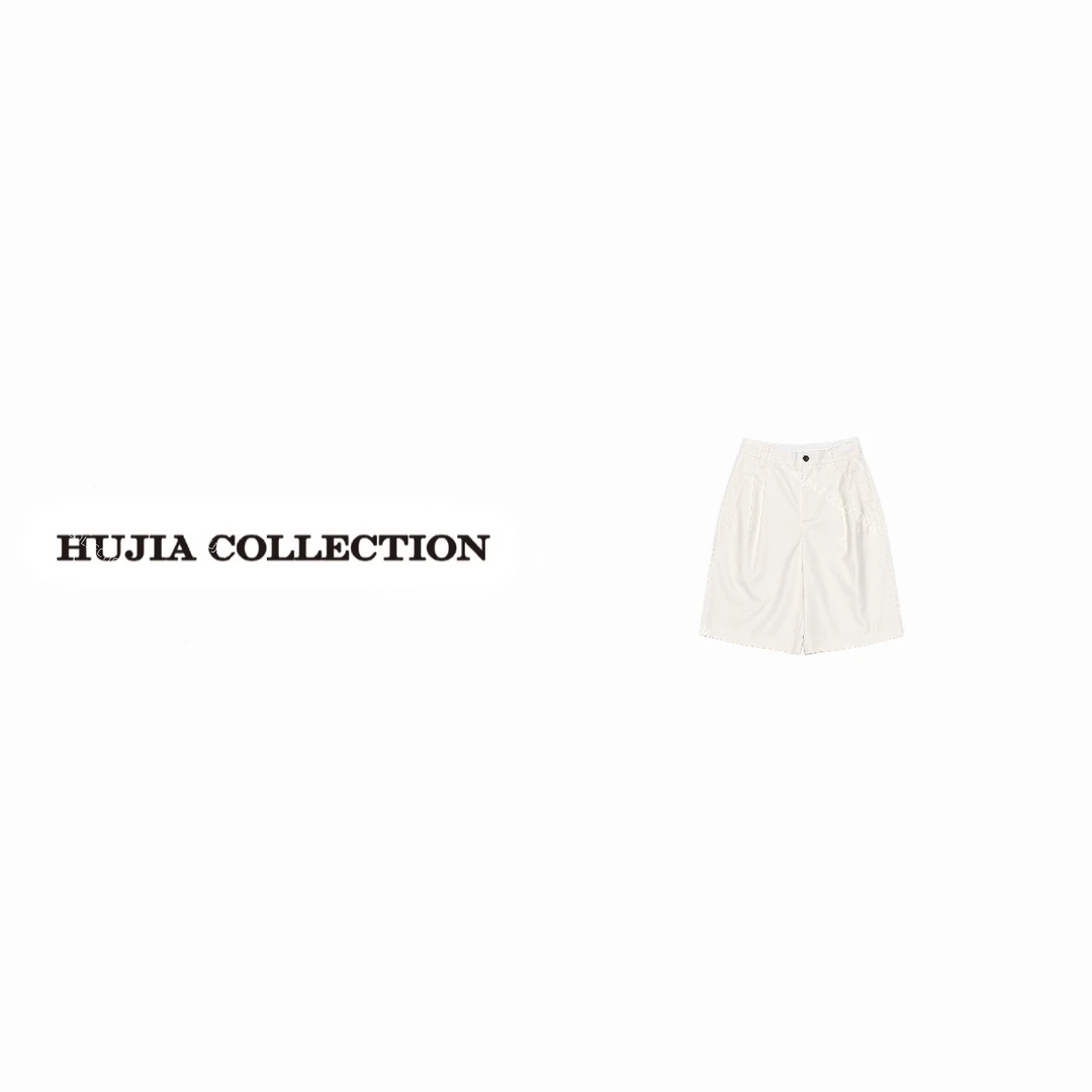 HUJIA 胡嘉丨"街头素描"春季潮ins四色中裤休闲裤10213