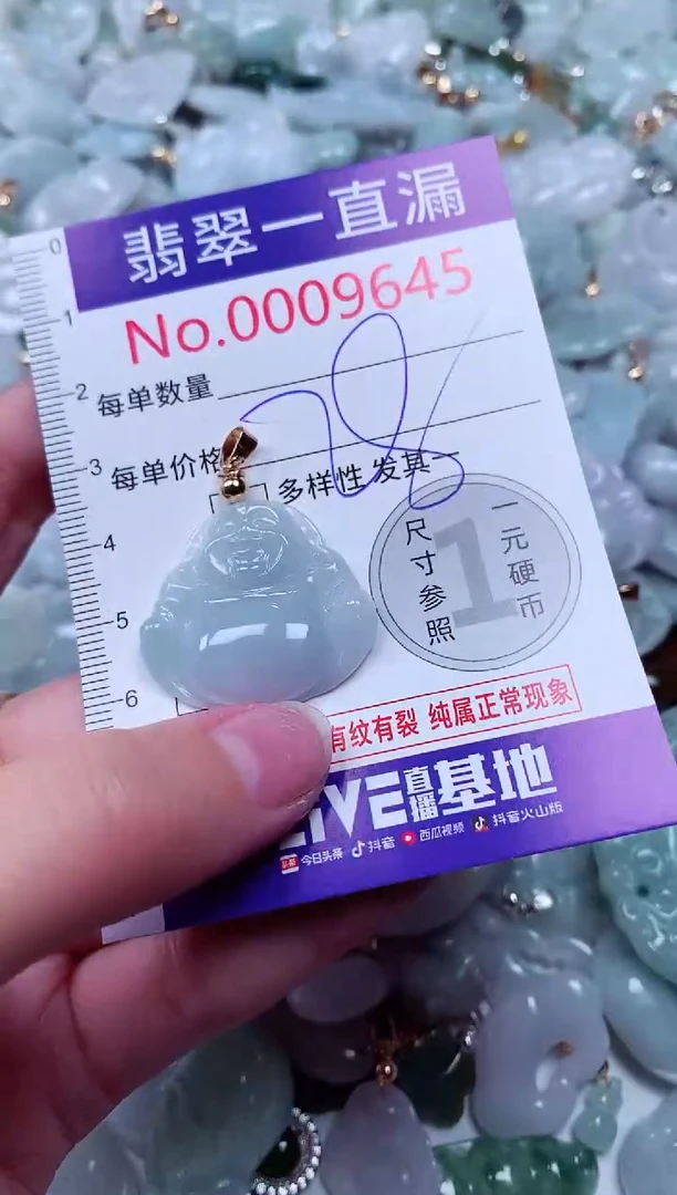 吊坠(不含链)未镶嵌翡翠9645
