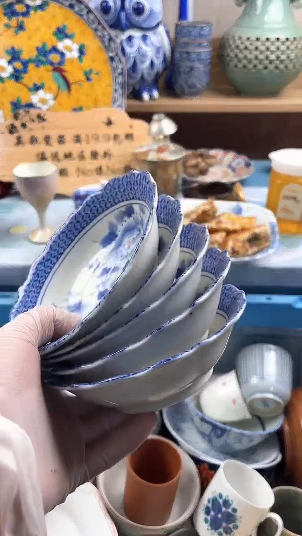 瓷片春***师英歌瓷器满19.9包邮