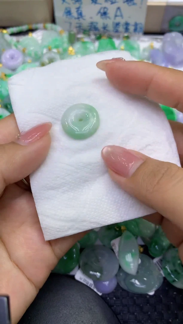 颈饰未镶嵌翡翠天然缅甸A货翡翠