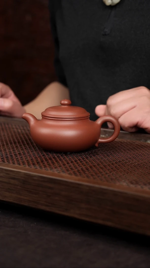 【闪购商品】紫砂茶壶底槽清仿古【带矿标证书】