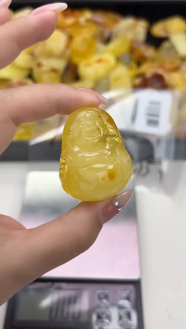 裸石琥珀未镶嵌天然琥珀蜜蜡吊坠