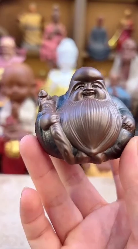 紫砂茶宠器闵茶宠摆件