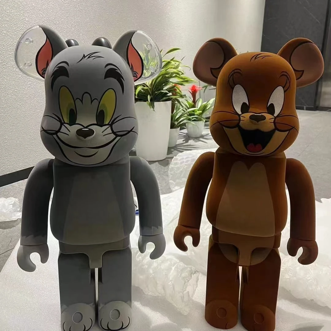 【山哥ST】bearbrick积木熊 猫和老鼠1000%一对