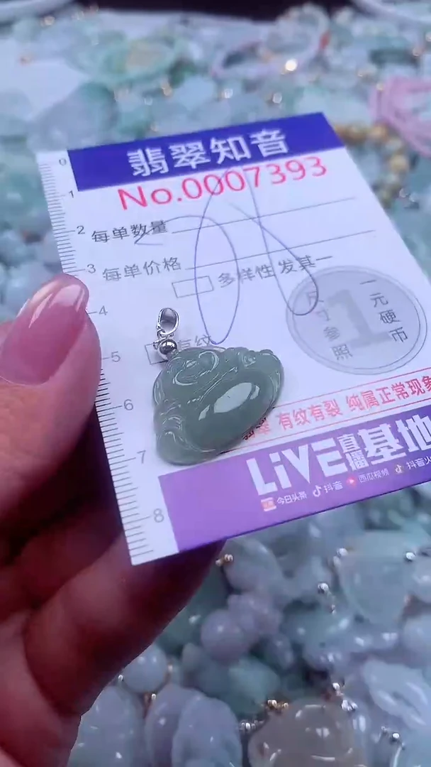 颈饰未镶嵌翡翠7393
