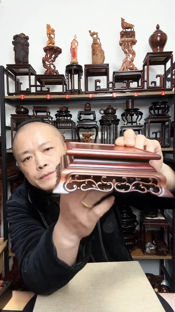 紫砂底座木底座13正方
