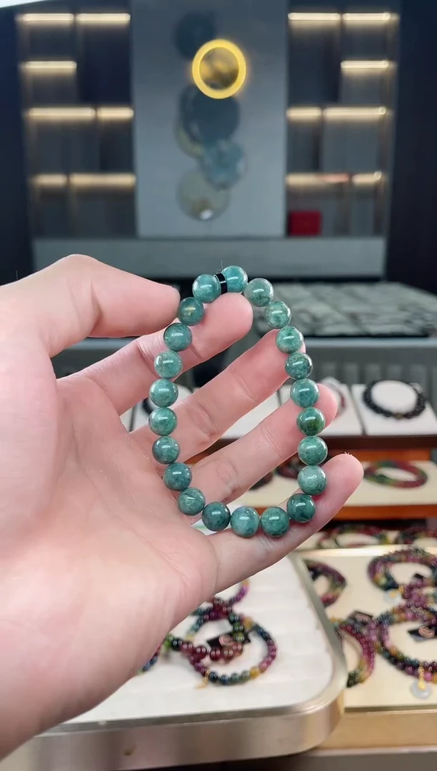未镶嵌老矿碧玺纯色单圈手串8mm+碧玺多样性发一条xion
