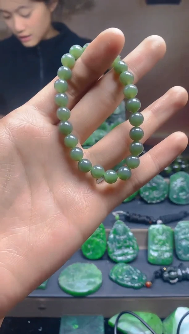 未镶嵌和田玉珠宝半成品1