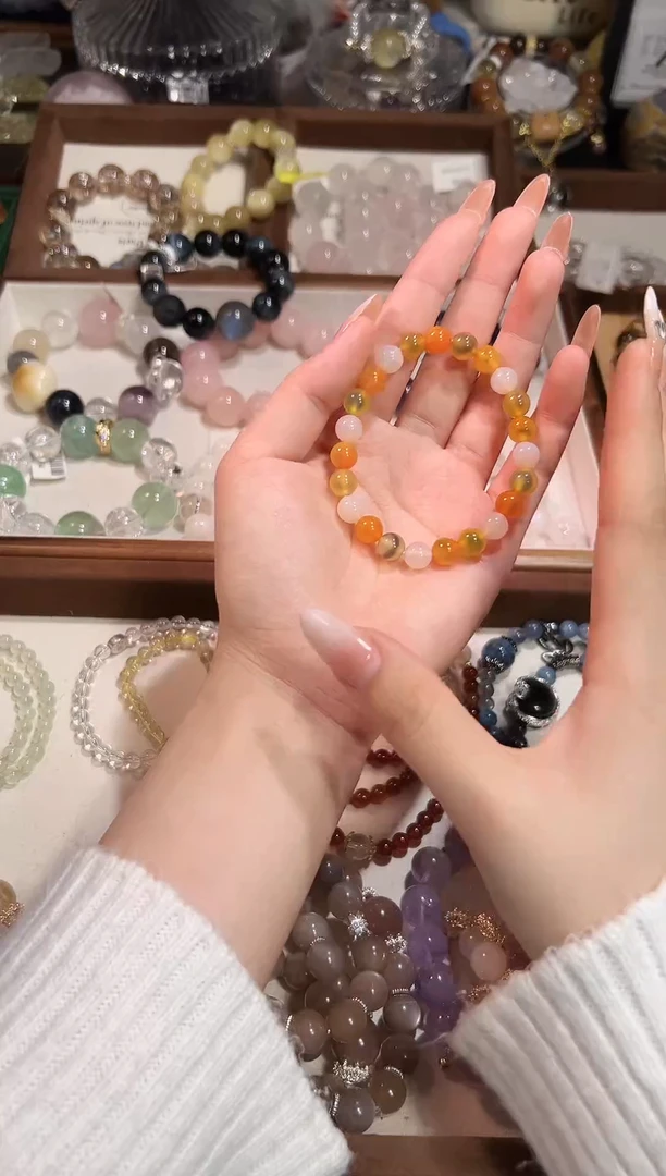 未镶嵌手链玛瑙/玉髓玛瑙手链