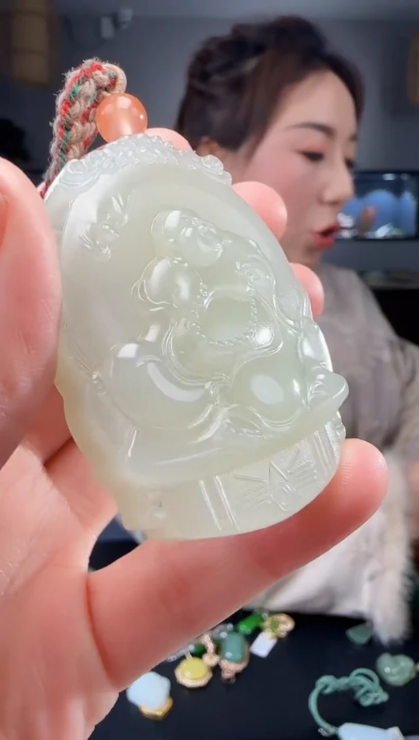 【闪购商品】和田玉吊坠(不含链)未镶嵌1