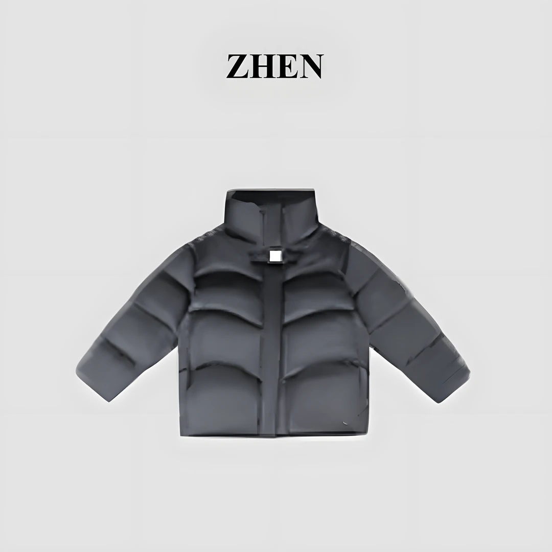 【ZHEN】25K01882 2025新款秋冬保暖羽绒外套职场风小众设计师款