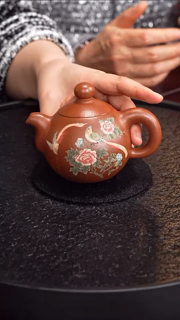 茶壶紫砂张杏娟  芙蓉珠48  沉香泥 240毫升  南景黎