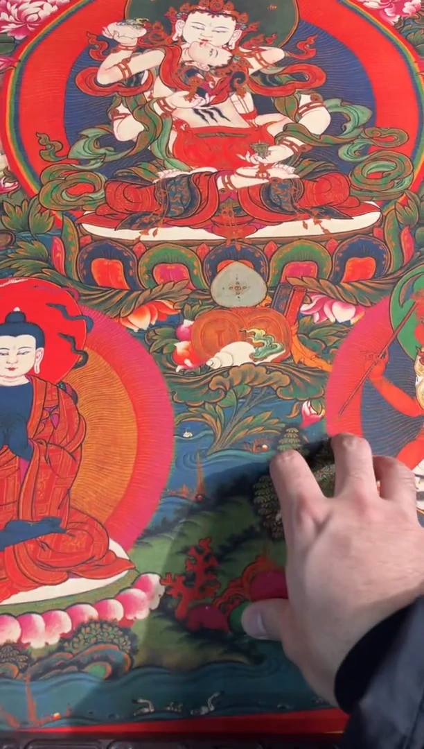卷轴画卷轴画天天的唐卡