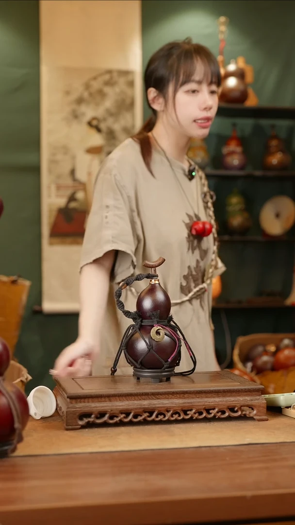 121号精品天然大漆酒葫芦一物一拍~