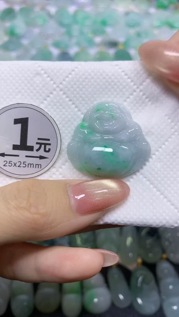 翡翠未镶嵌颈饰天然翡翠A货