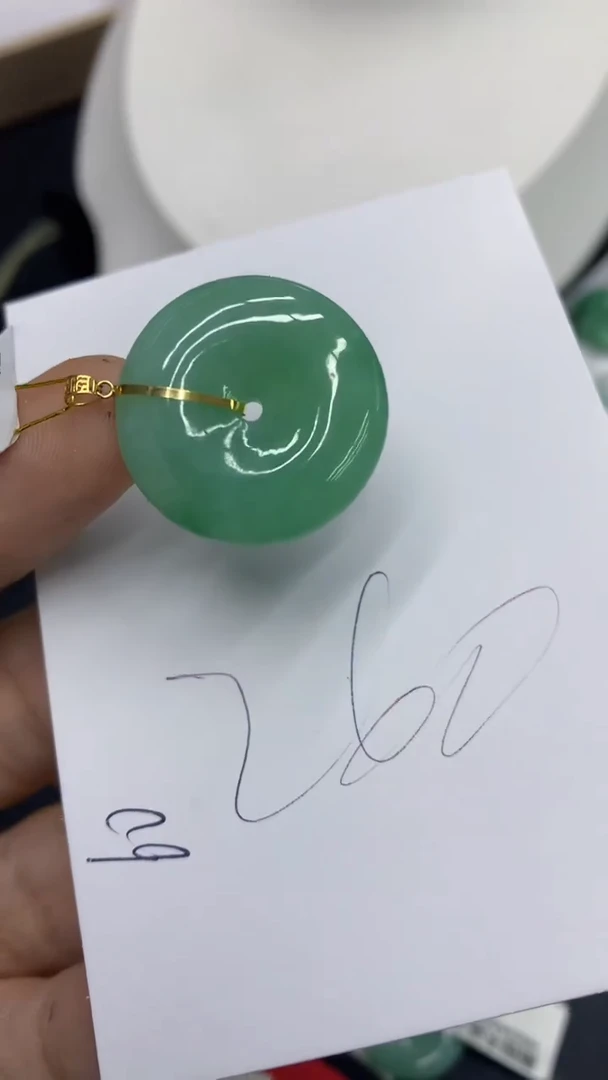 【闪购商品】翡翠颈饰18K金镶嵌号链接1111111