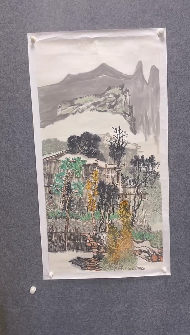 国画秦博老师国画作品3