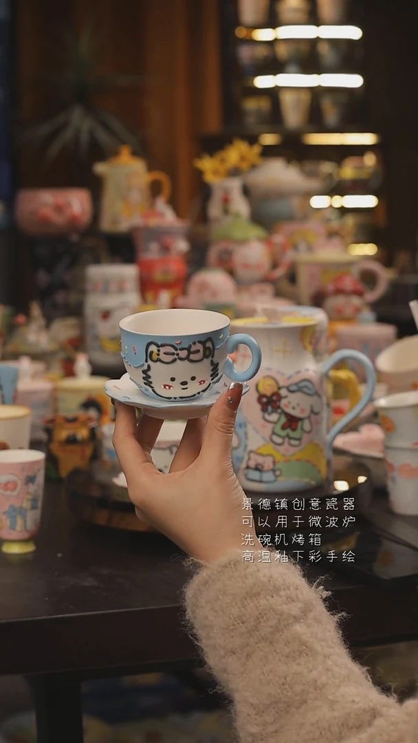 景德镇釉下彩绘设计师款式陶瓷