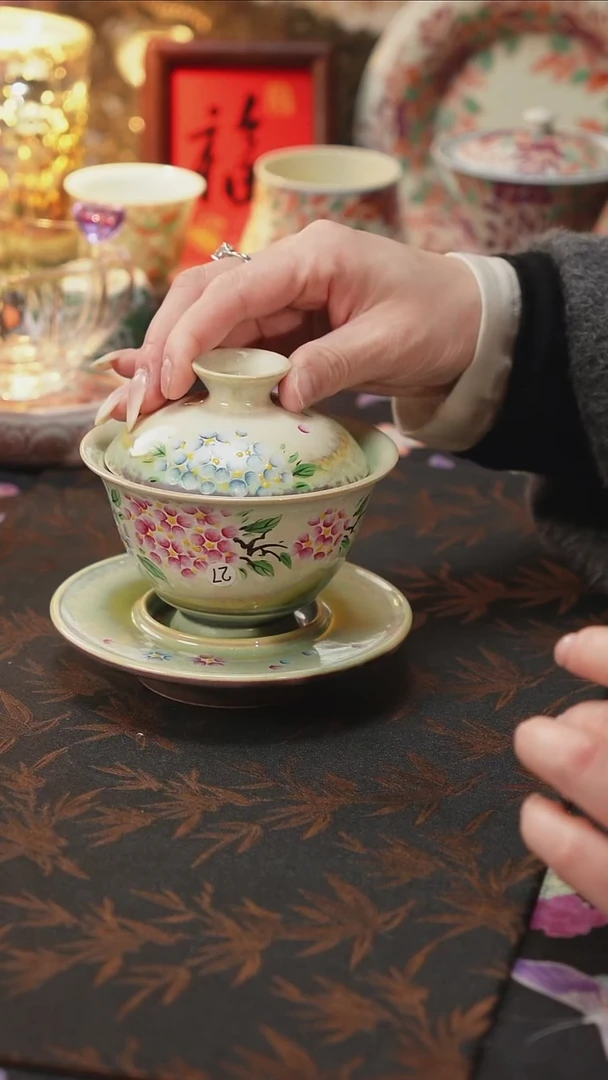 杯景德镇陶瓷杯碗柴烧多人