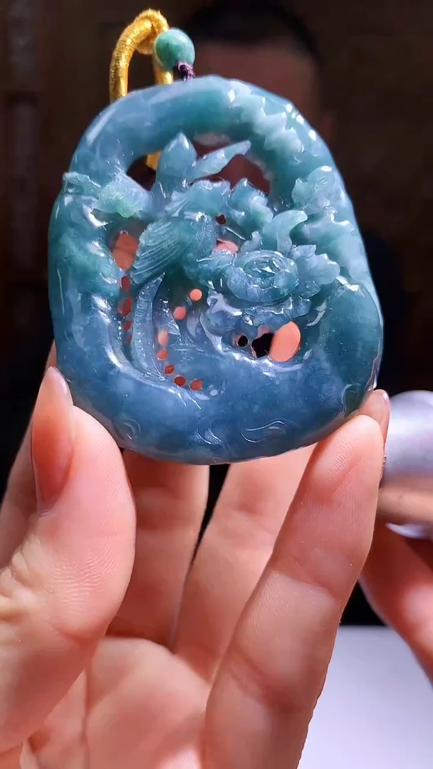 【闪购商品】定制翡翠未镶嵌1060hm-毛货挂件16