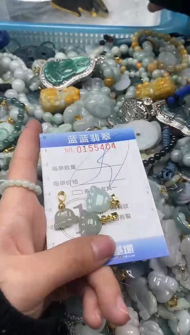 【闪购商品】翡翠颈饰未镶嵌闪购0155404多样性发其一