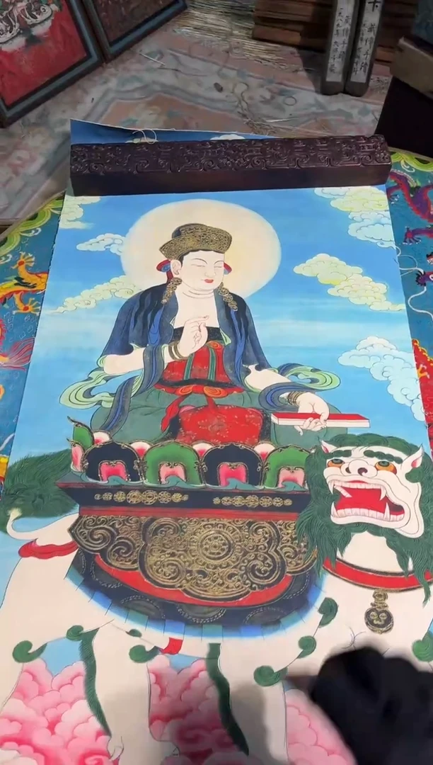 卷轴画路路的唐卡tk160