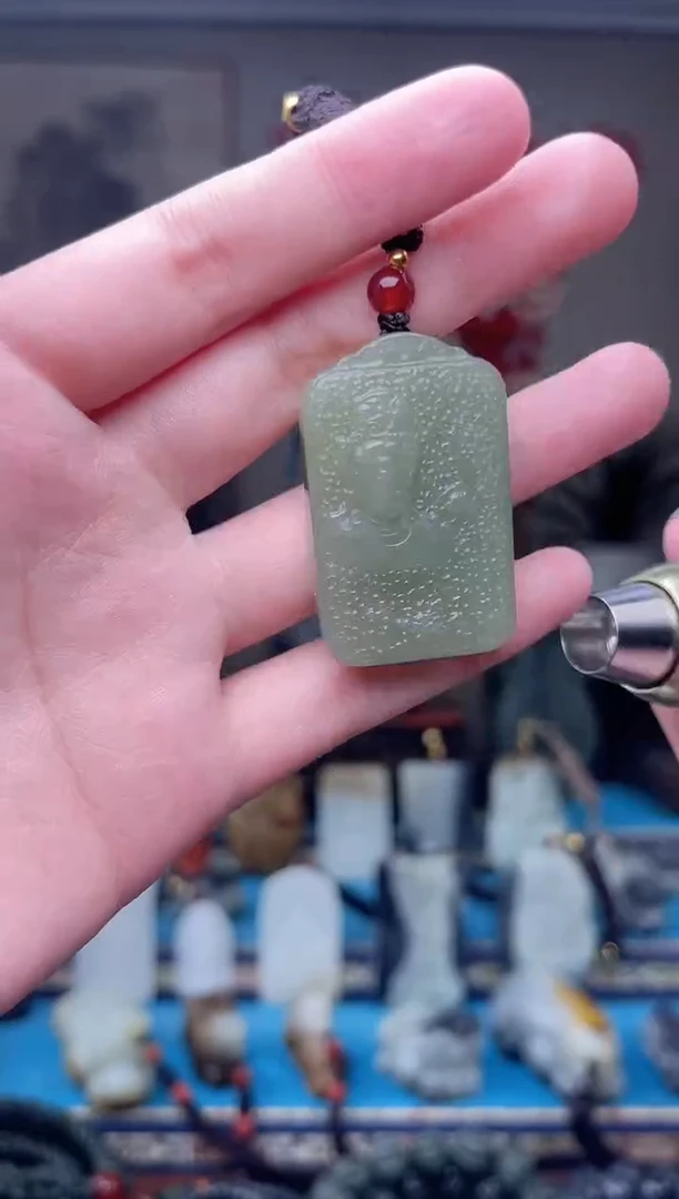 和田玉未镶嵌挂件1