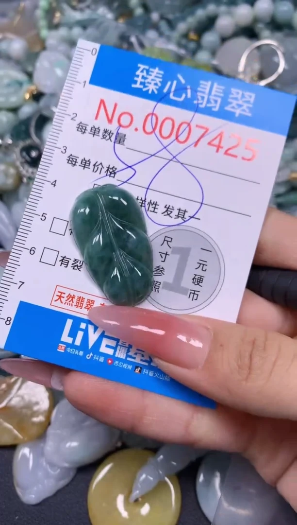 【闪购商品】翡翠颈饰未镶嵌含绳0007425
