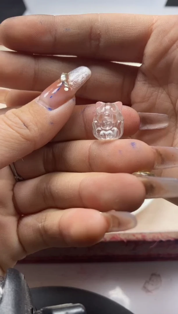 【闪购商品】水晶颈饰未镶嵌x254白水晶九尾狐*1颗